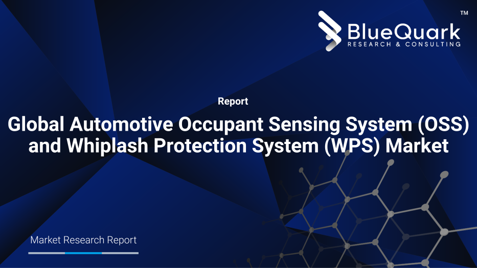 Global Automotive Occupant Sensing System (OSS) and Whiplash Protection System (WPS) Market Outlook to 2029