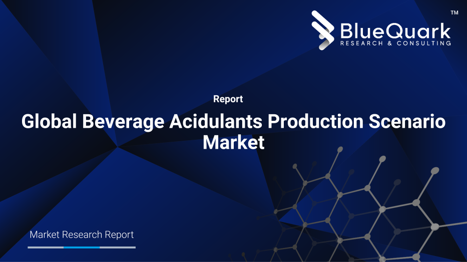 Global Beverage Acidulants Production Scenario Market Outlook to 2029