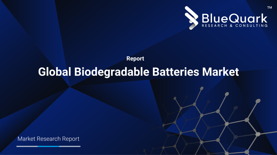 Global Biodegradable Batteries Market Outlook to 2029