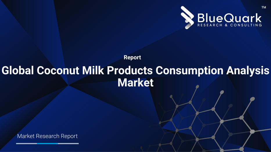 Global Coconut Milk Products Consumption Analysis Market Outlook to 2029